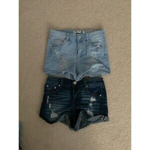 (2) Pair Indigo Rein Shorts, Sz 3